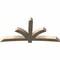 Ekena Millwork Davenport Rough Sawn Timber Gable Bracket, Douglas Fir, 96"W x 48"H x 6"D x 6"F, 12/12 Pitch GBW096X48X0606DAV00RDF - alternate 5